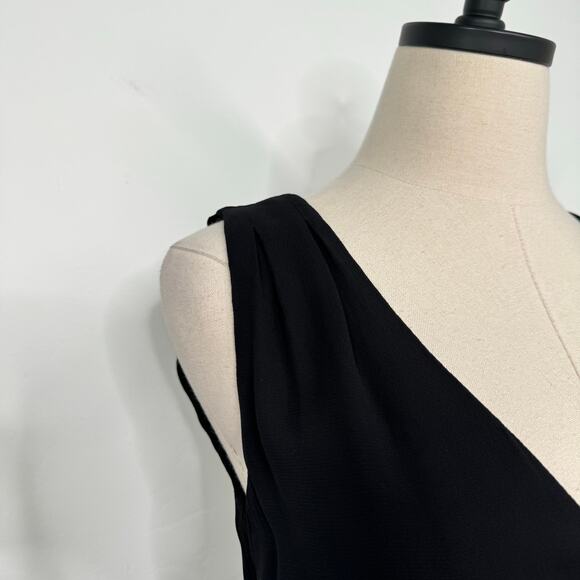 Reformation Sylvania Jumpsuit Black Flare Leg Open Back Ankle Boho Party Size 0 - Picture 4 of 16